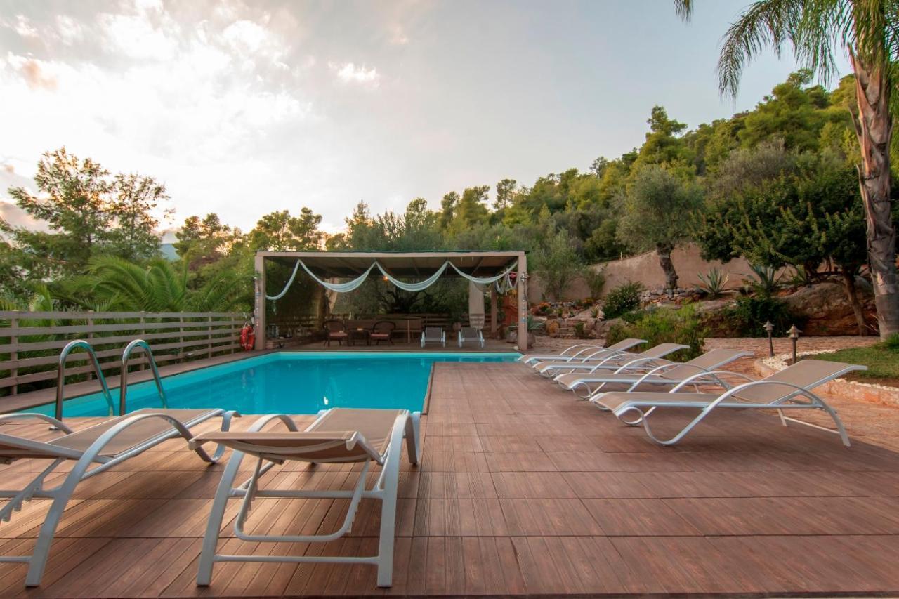 Villa Maira Luxurious With Private Swimming Pool Kórfos Exteriér fotografie