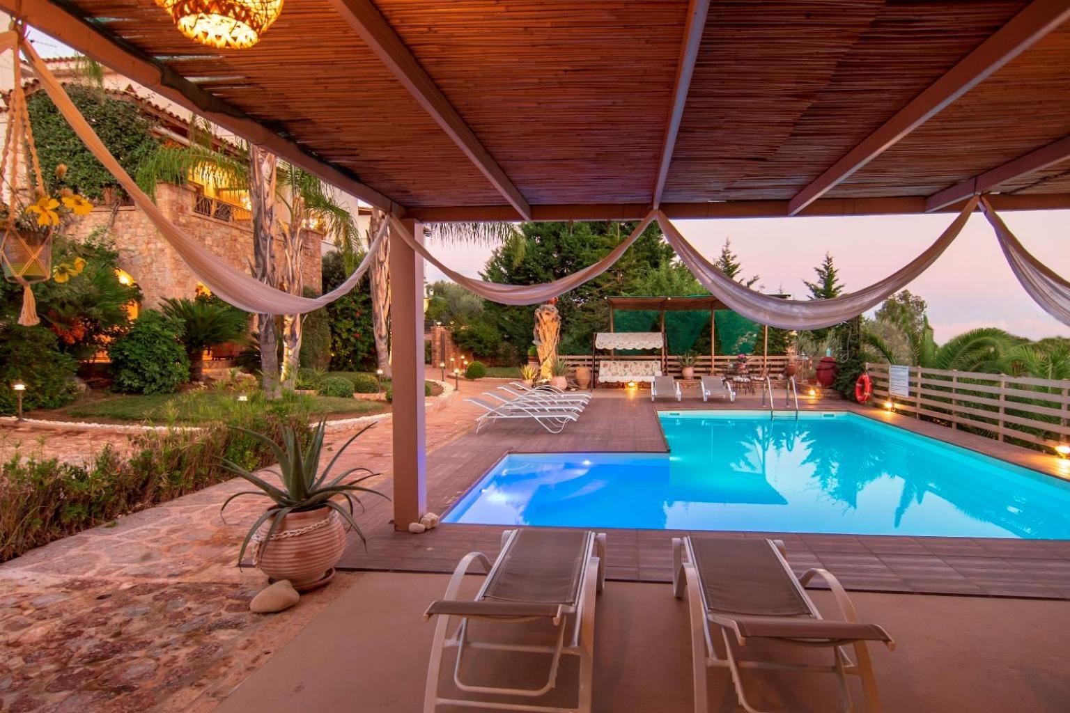Villa Maira Luxurious With Private Swimming Pool Kórfos Exteriér fotografie